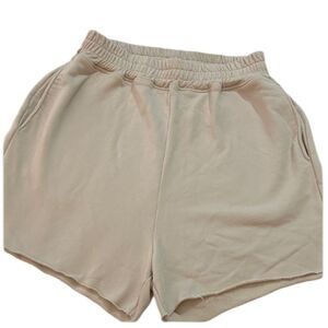Staple and Hue Cream Shorts high-rise size small